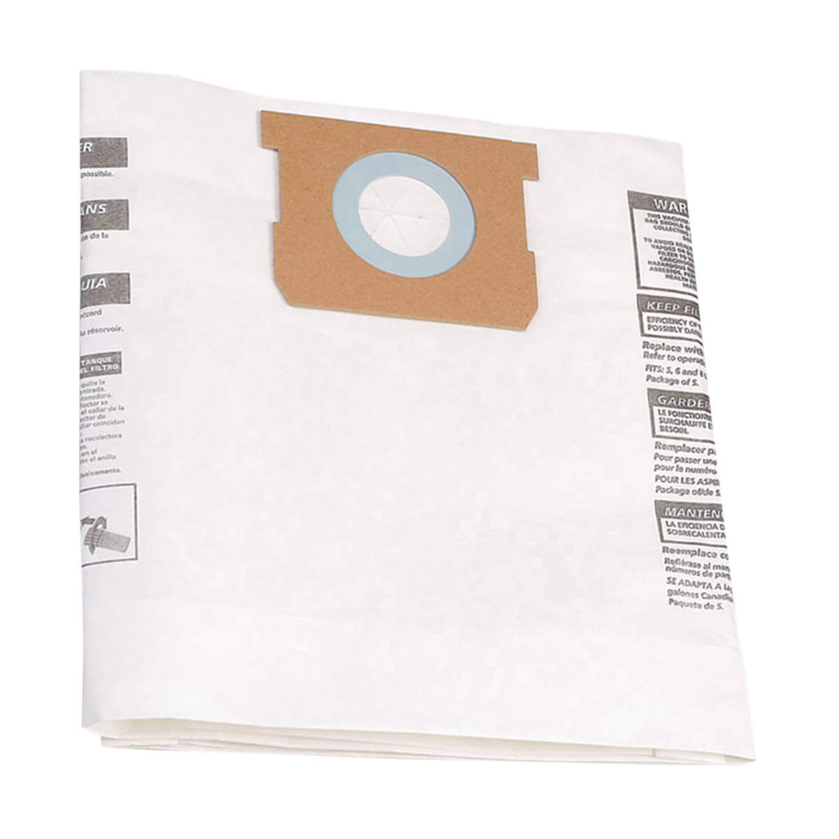 SHOP-VAC® Type E Filter Bags - 18.9-30.3 L - 3 Pack SHOP-VAC® Type E Filter Bags - 18.9-30.3 L - 3 Pack