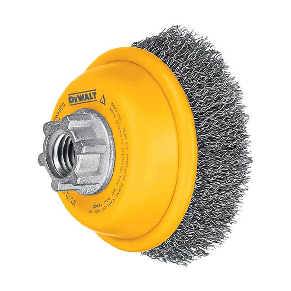 DEWALT 11 Crimped Cup Brush - 3-in x 5/8-in