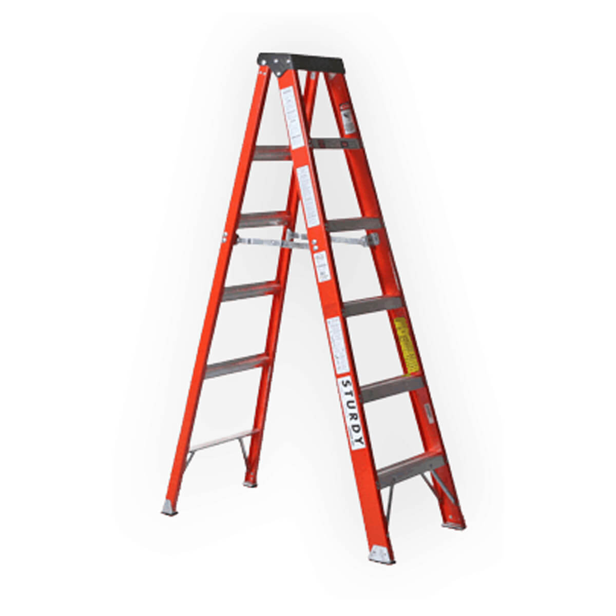 Fiberglass Step Ladder  - 10-ft