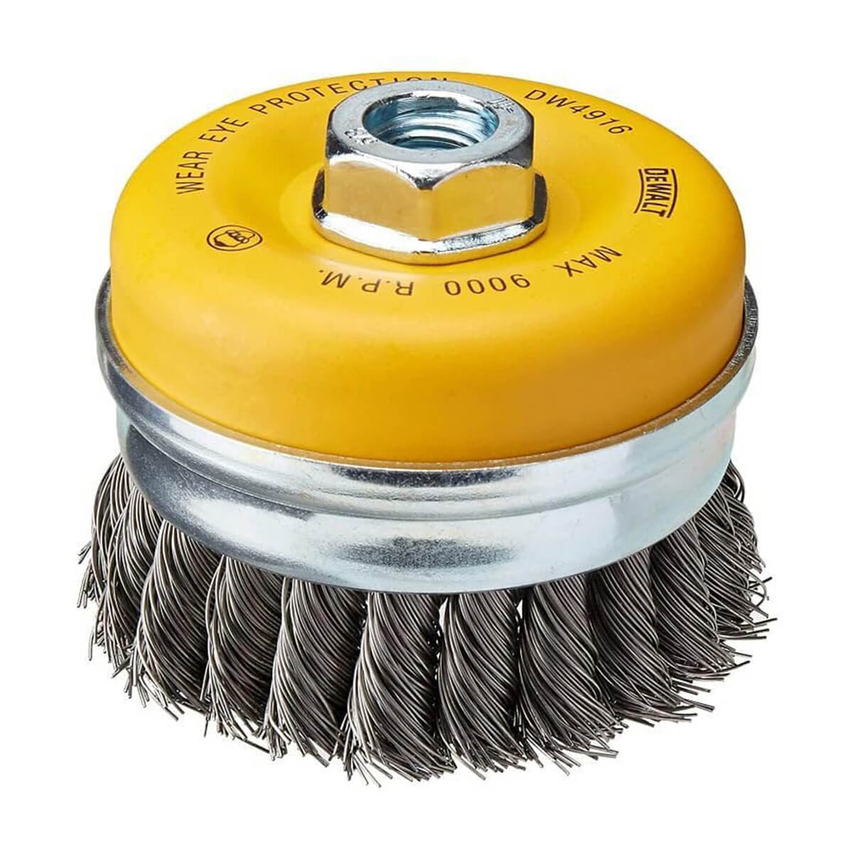 DEWALT 11 Knotted Cup Brush - 4-in X 5/8-in