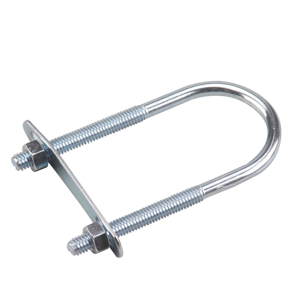 U-Bolt with Plate & Nut - 5/16-in x 4-3/16-in