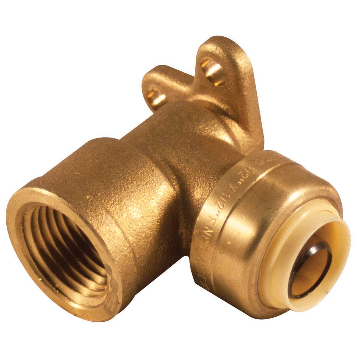 1/2-inPF X 1/2-in FIP Push Fit Drop Ear Elbow 1/2-inPF X 1/2-in FIP Push Fit Drop Ear Elbow