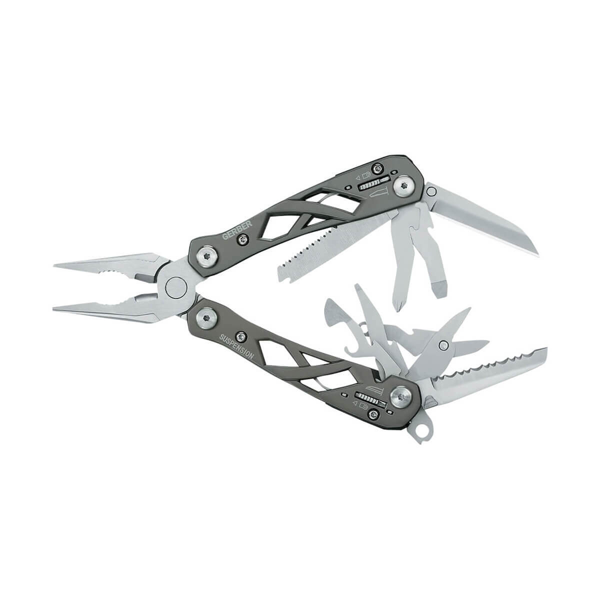 Gerber Suspension Multi-Plier Butterfly Opening Multi-Tool Gerber Suspension Multi-Plier Butterfly Opening Multi-Tool