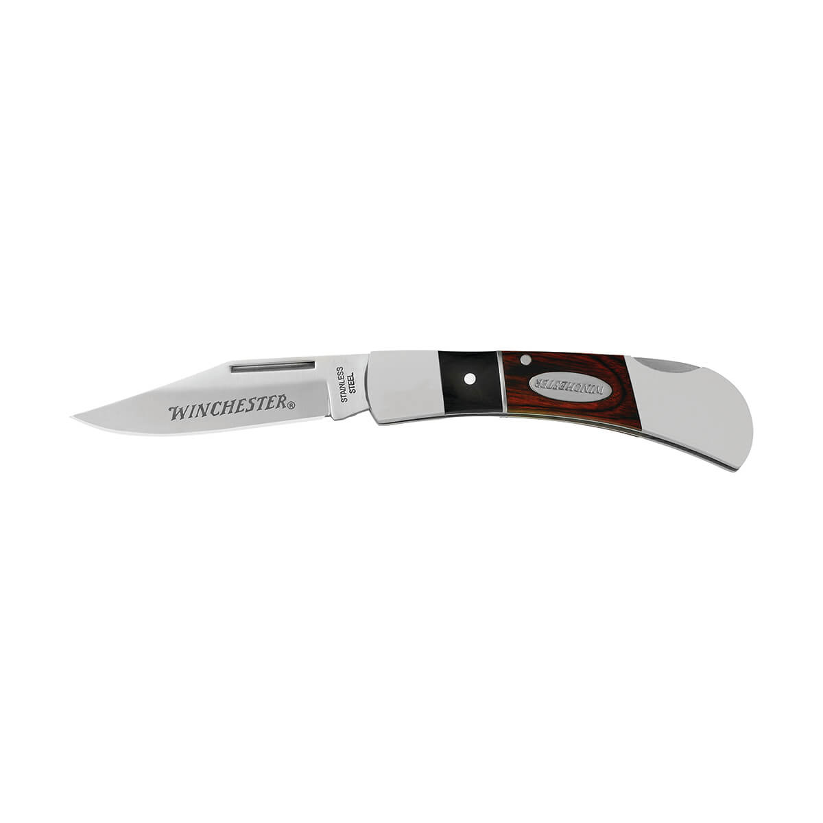 Winchester Pakka Wood Double Bolster Lockback Knife Winchester Pakka Wood Double Bolster Lockback Knife