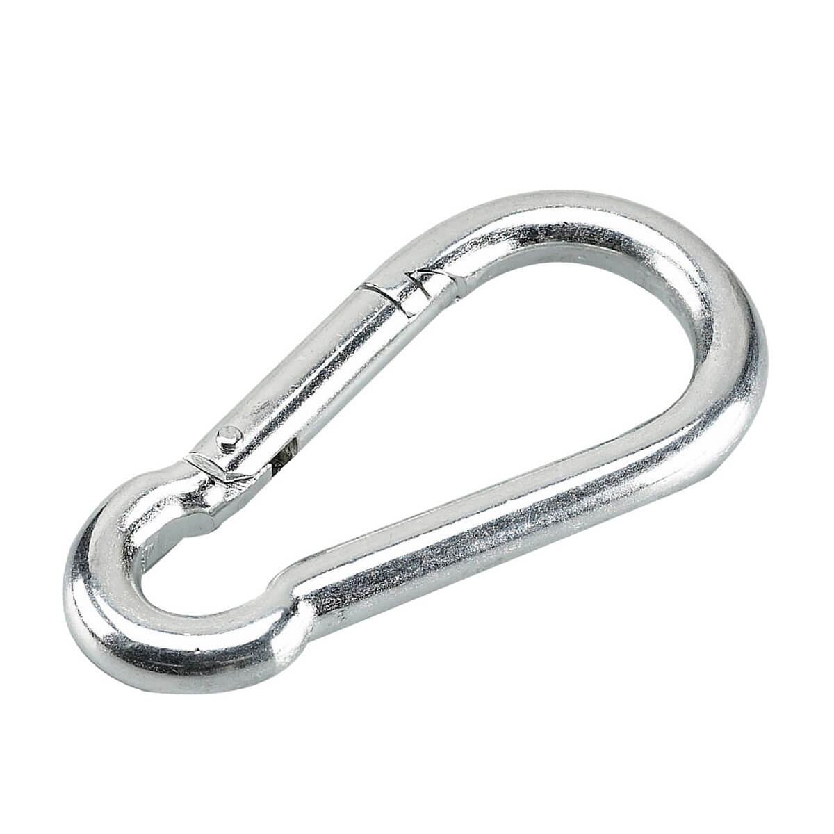 Spring Snap Carabiner - Zinc - 3/8-in x 4-in
