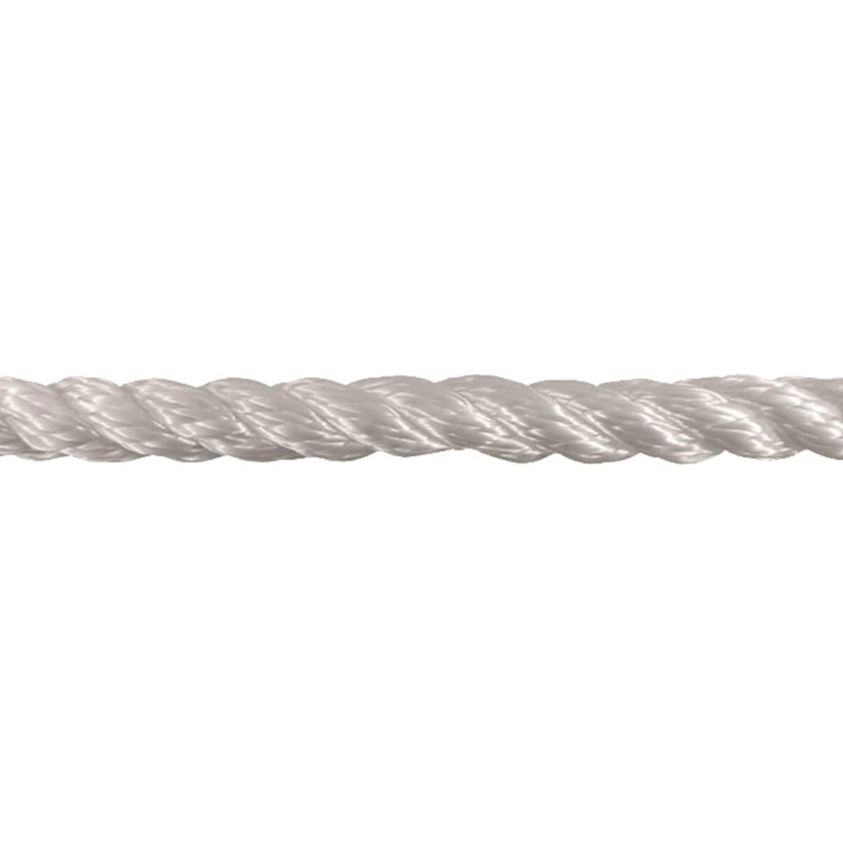 Cotton Twisted Rope - White - 5/8-in - Price Per ft