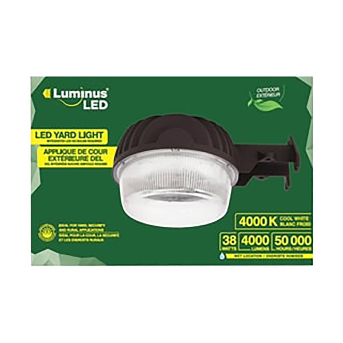 LED Dusk-to-Dawn Yard Light - 38W