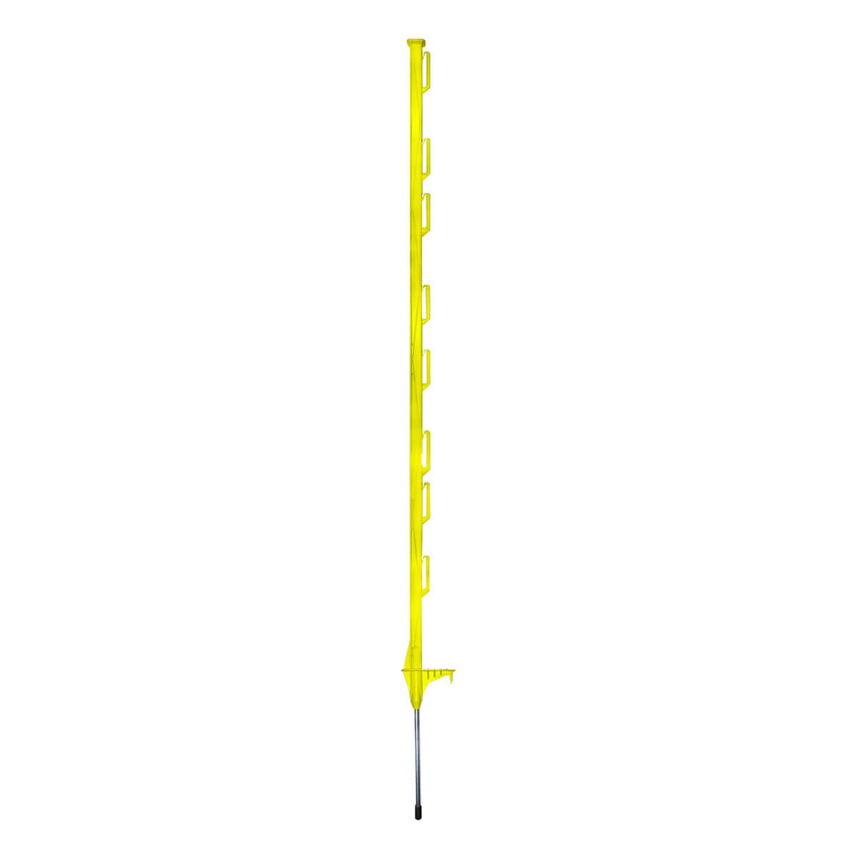 Power Wizard Step-In Electric Fence Poly Post - Yellow - 48-in