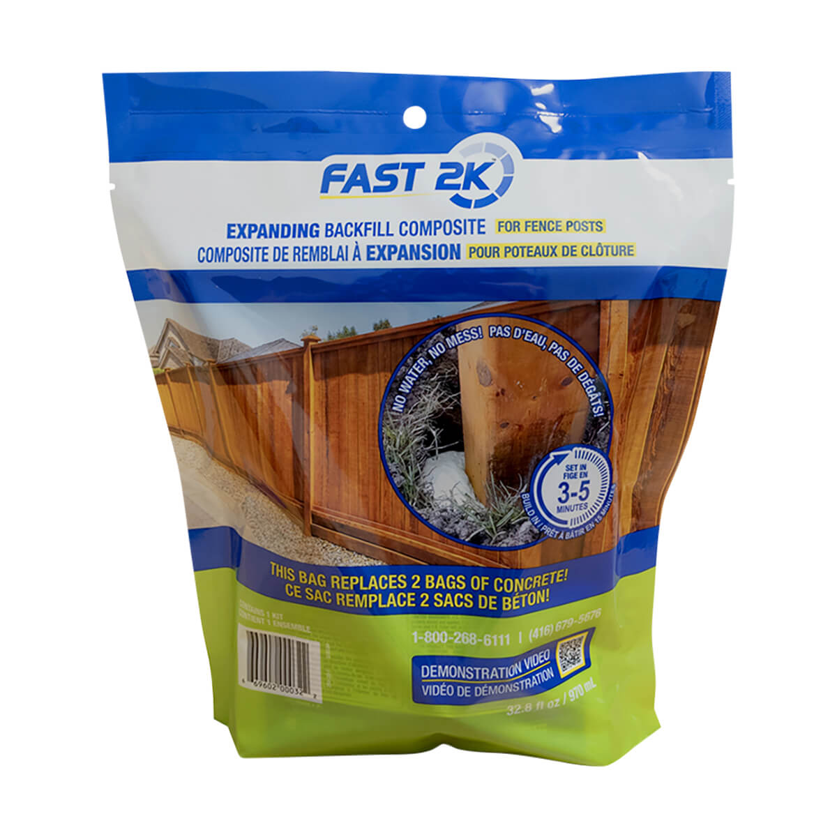 Fast 2K Expanding Fence Post Backfill