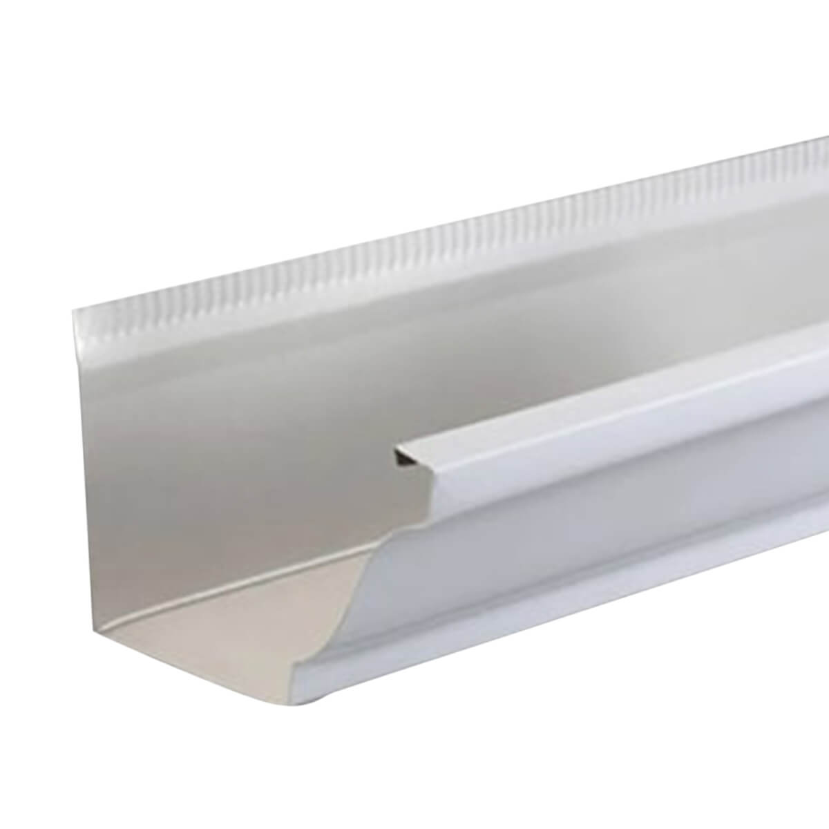 Kaycan Preformed Eavestrough - 4-in x 10-in - White Kaycan Preformed Eavestrough - 4-in x 10-in - White