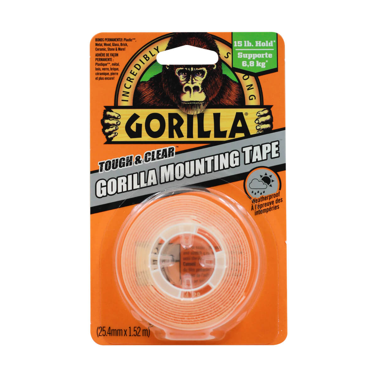 Gorilla Heavy Duty Mounting Tape - 1-in x 60-in