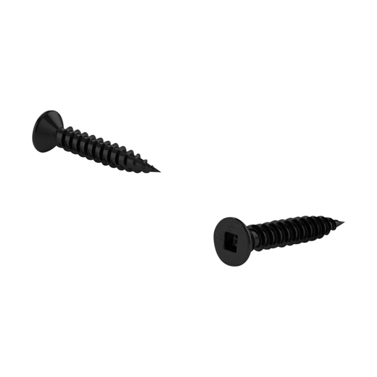Wood Screws - Black - #10 X 1-1/4-in - 16 Pack