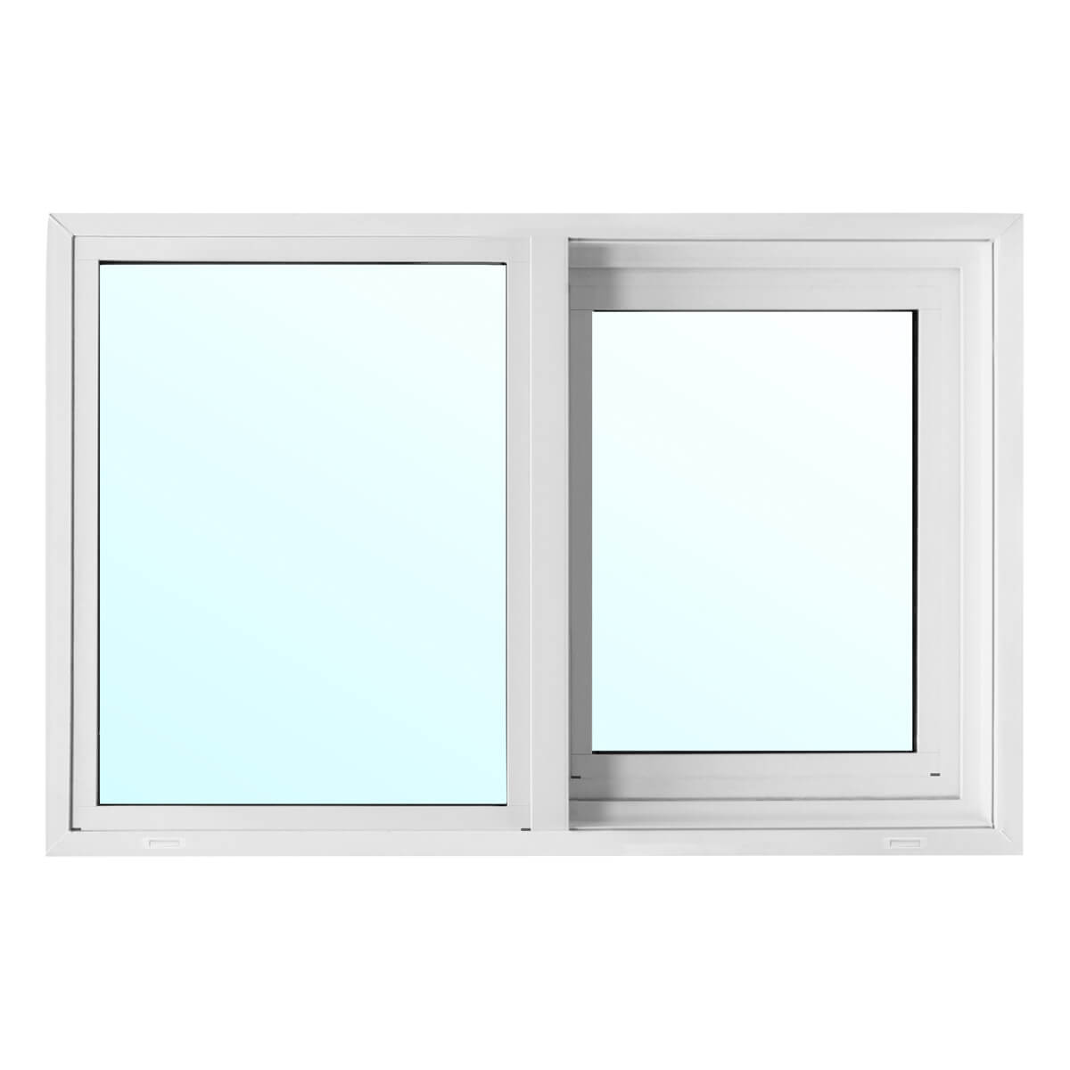 Metro PVC Slider Window with 2-3/4-in Jamb - Low-E Glass - 36-in x 30-in Metro PVC Slider Window with 2-3/4-in Jamb - Low-E Glass - 36-in x 30-in