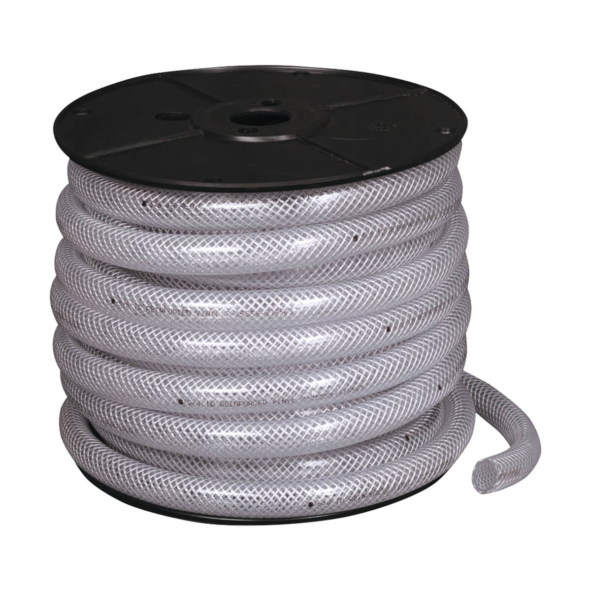 Reinforced Clear Vinyl Tubing - 1/2-in x 1/8-in x 75-ft - Price Per ft Reinforced Clear Vinyl Tubing - 1/2-in x 1/8-in x 75-ft - Price Per ft