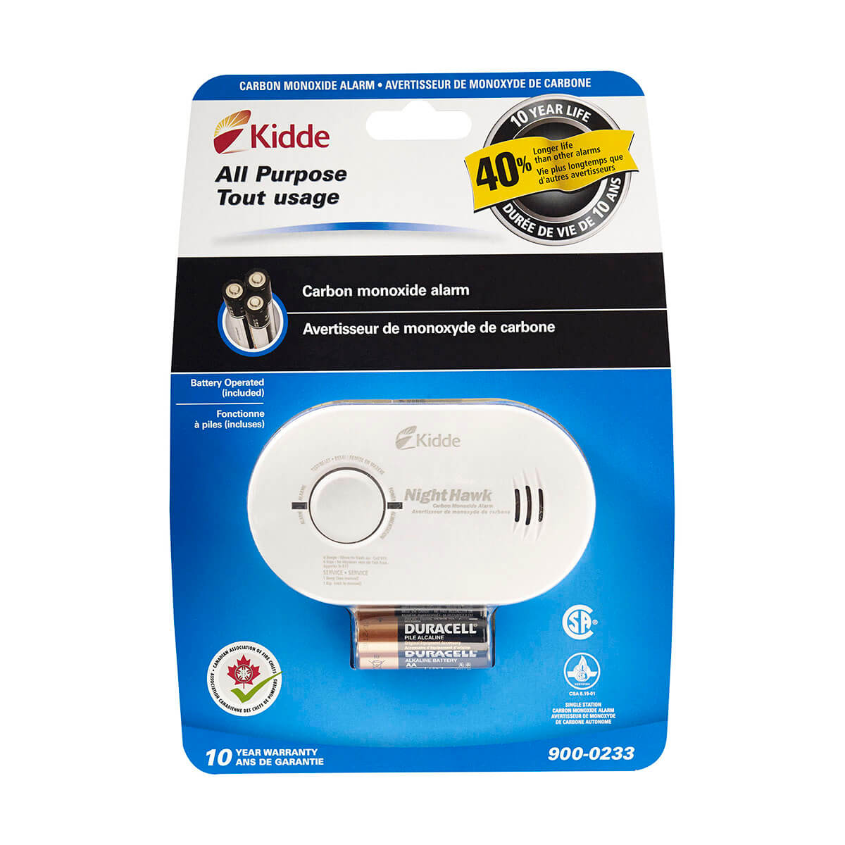 Battery Operated Carbon Monoxide Alarm