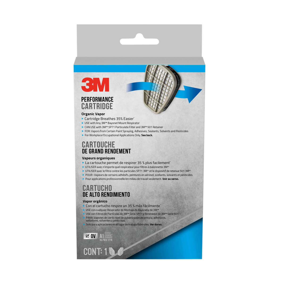 3M Replacement Vapor Cartridge - 1 pack