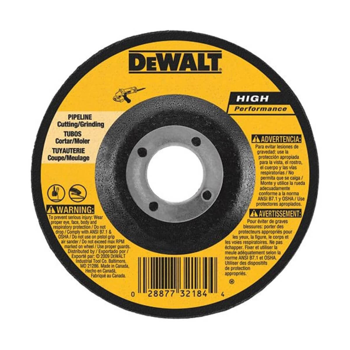 DEWALT 5-in Pipeline Cutting Wheel - 7/8-in Arbor
