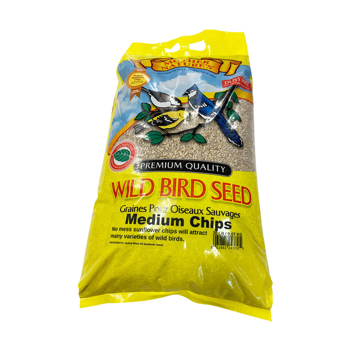 Mother Nature's Sunflower Chips - 9.07 kg